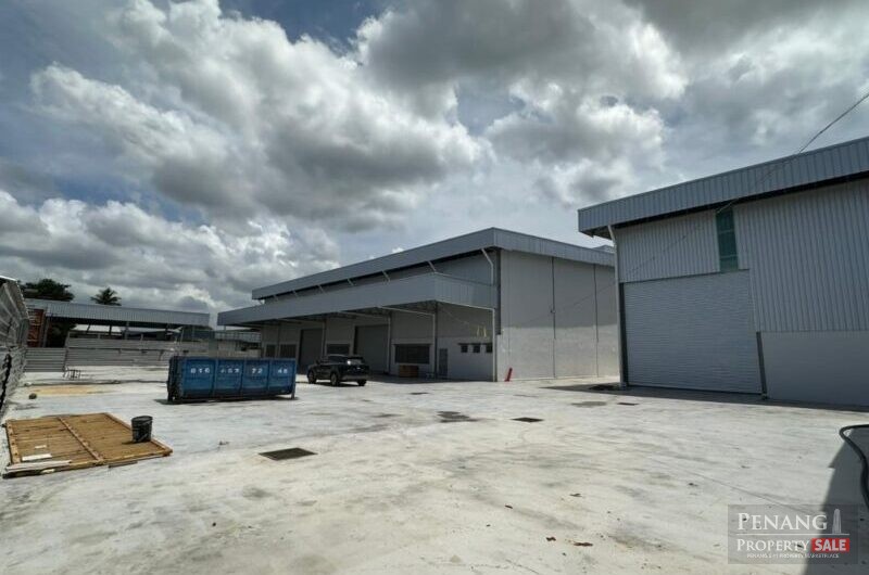 (NEWLY BUILT DETACHED FACTORY) Kawasan Perusahaan Perai – 2 Storey Office with CCC