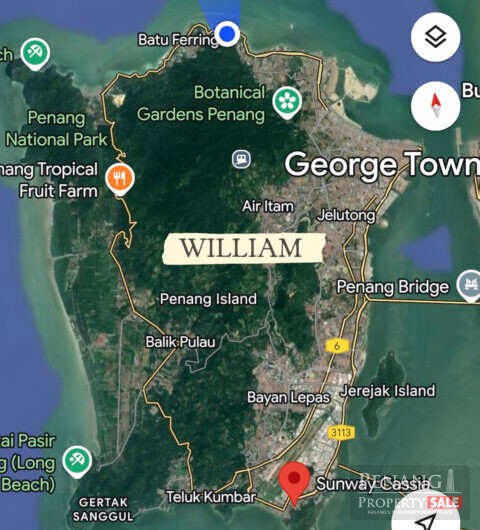 SALE Sunway Cassia 3 Storey Terrace House Batu Maung Penang near Silicon Island