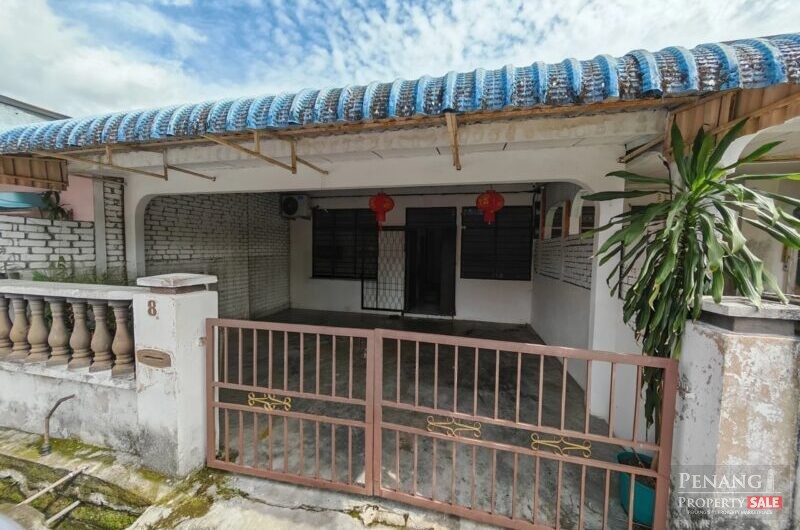 For Sale 1 Storey Terrace House Taman Merak Simpang Ampat 14100 Pulau Pinang
