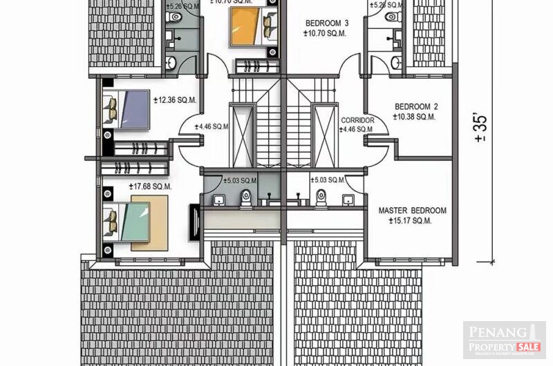 For Sale 2 Storey Terrace House End Lot Hijauan Hills Meru Park
