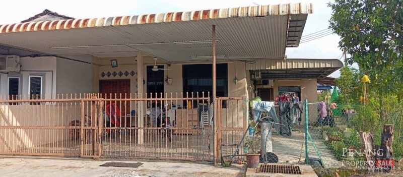 For Sale 1 Storey Terrace House with extra land Taman Segar Bukit Mertajam 14000 Pulau Pinang