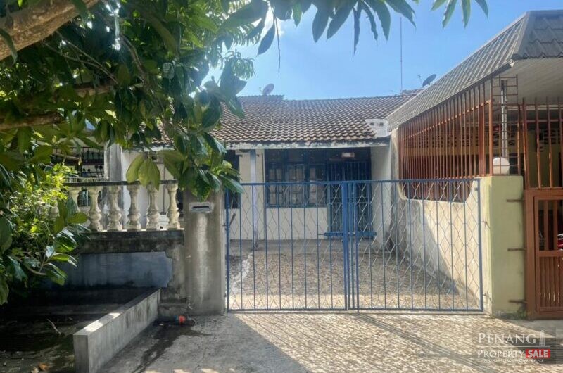 For Sale 1 Storey Terrace House Taman Sejahtera Alma Bukit Mertajam 14000 Pulau Pinang