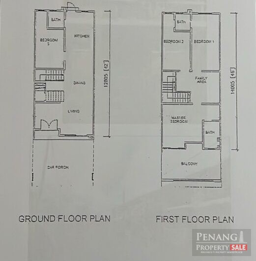 Double-Storey Terraced House in Balik Pulau