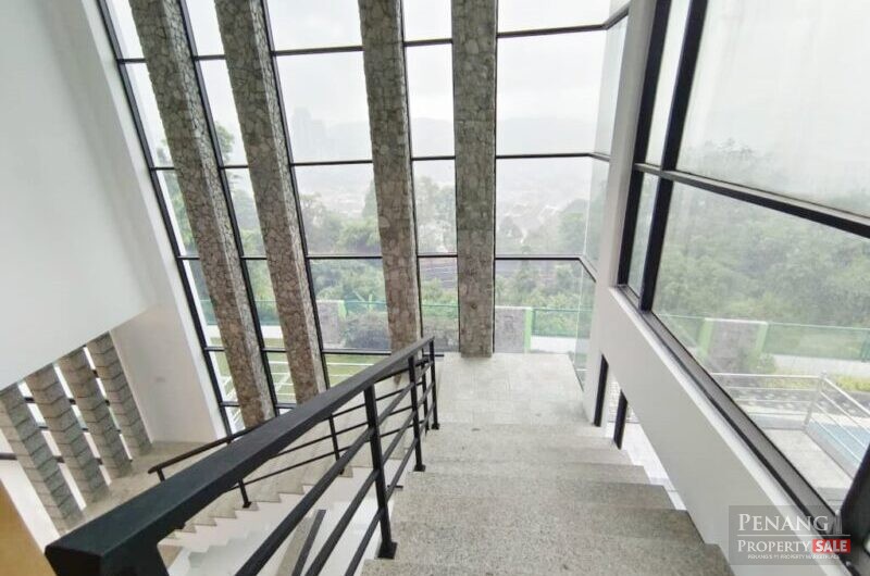 3 Storey Bungalow Hillside Sungai Ara Nice View Renovated 15000sf