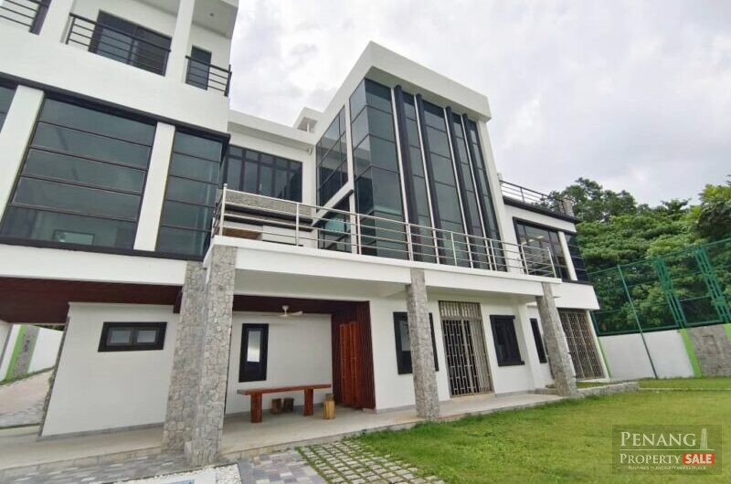 3 Storey Bungalow Hillside Sungai Ara Nice View Renovated 15000sf
