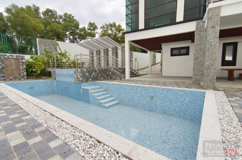3 Storey Bungalow Hillside Sungai Ara Nice View Renovated 15000sf