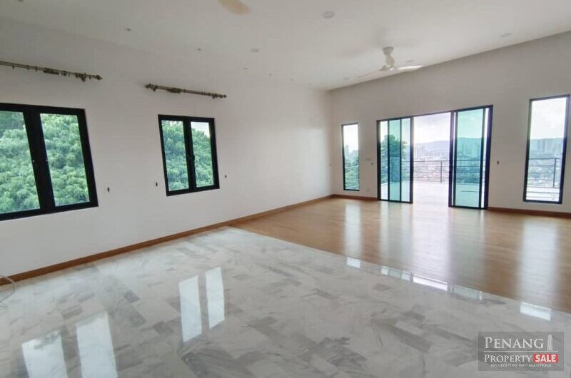 3 Storey Bungalow Hillside Sungai Ara Nice View Renovated 15000sf