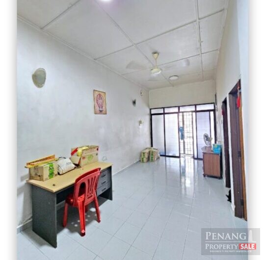 Single Storey Terrace For Sale Near Jelutong Market, Lam Wah Ee Hospital, Penang Bridge
