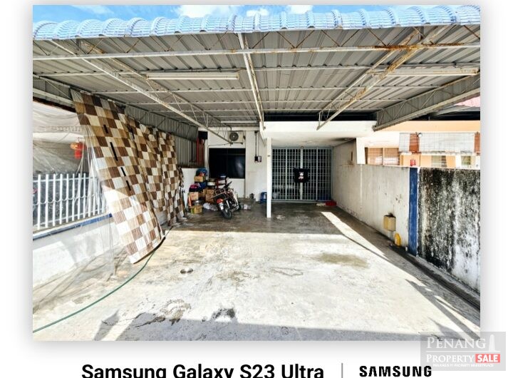 Single Storey Terrace For Sale Near Jelutong Market, Lam Wah Ee Hospital, Penang Bridge