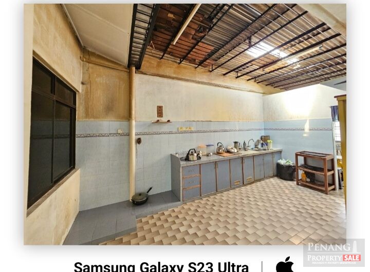 Single Storey Terrace For Sale Near Jelutong Market, Lam Wah Ee Hospital, Penang Bridge