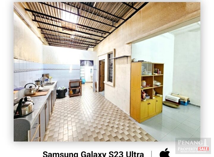 Single Storey Terrace For Sale Near Jelutong Market, Lam Wah Ee Hospital, Penang Bridge