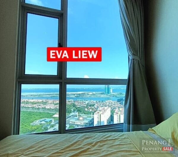 City Residence Tanjung Tokong Furnished & Renovated 1250sf High Floor