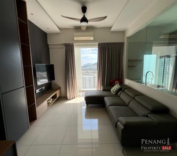 Rare Unit! Imperial Residence High Floor 1100sf Fully Reno Furnish Relau Sungai Ara