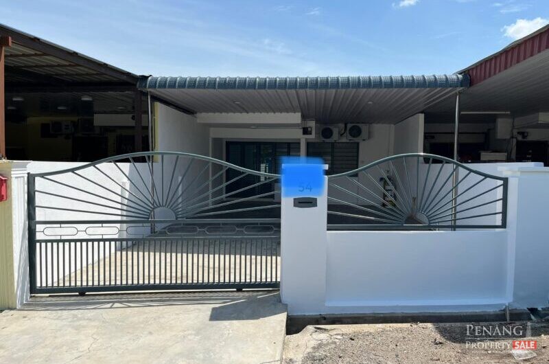 For Sale 1 Storey Terrace House Taman Muhibbah Bukit Mertajam 14000 Pulau Pinang