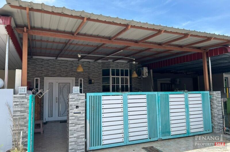 For Sale 1 Storey Terrace House Taman Nilam Tanjung, Bandar Cassia, Batu Kawan, 14100 Pulau Pinang