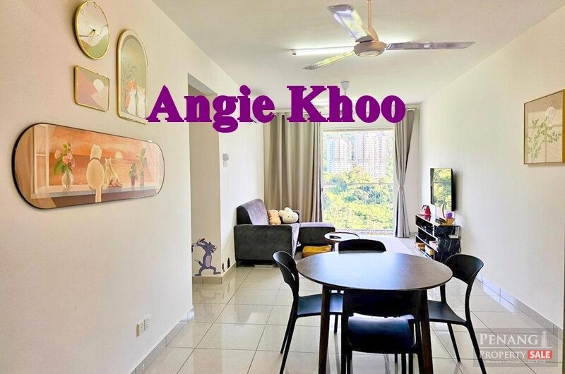 Fairview residence 2 car park Sungai Ara 970sqft Semi furnished