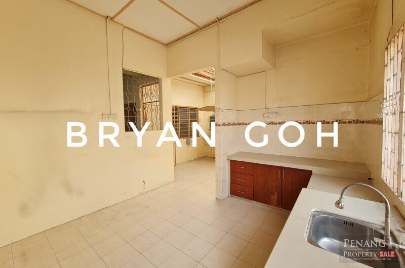 Single Storey Terrace Near Jelutong Market, Lam Wah Ee Hospital, Penang Bridge