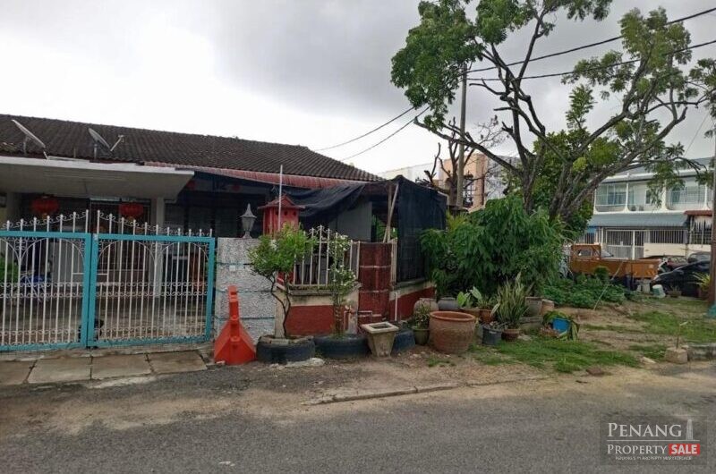For Sale 1 Storey Terrace House End Lot Taman Kimsar Perai Butterworth 13700 Pulau Pinang