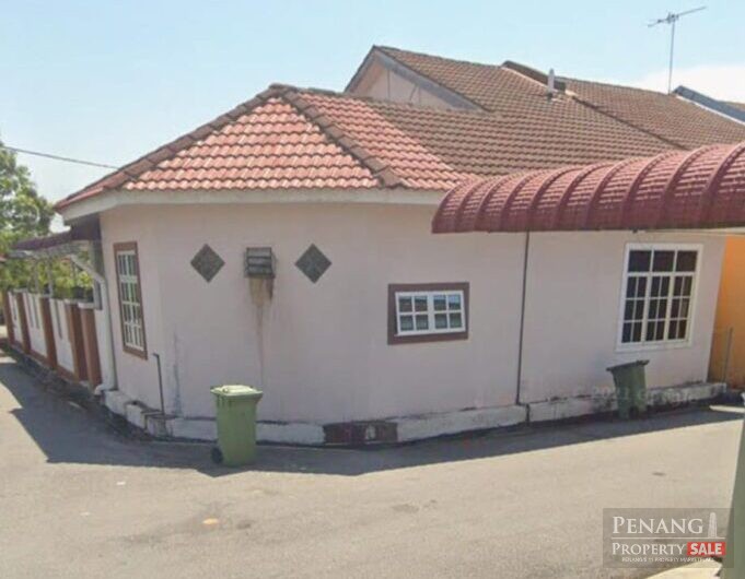 For Sale 1 Storey Terrace House End Lot Taman Sri Serdang Kepala Batas 13100 Pulau Pinang