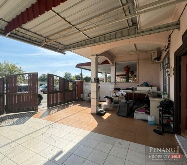 For Sale 1 Storey Terrace House End Lot Taman Sri Serdang Kepala Batas 13100 Pulau Pinang