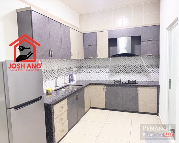 Solaria Residence in Bayan Lepas 1115sqft Fully Furnished Renovated High Floor 2 Car parks