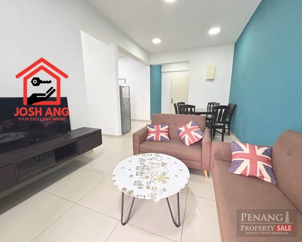Solaria Residence in Bayan Lepas 1115sqft Fully Furnished Renovated High Floor 2 Car parks