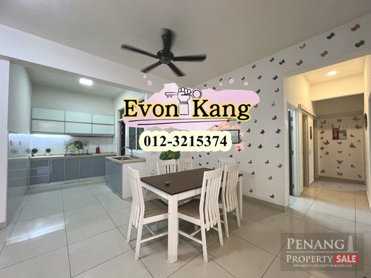 Reflections Condominium @ Bayan Lepas 1260SF Fully Furnished Key Here