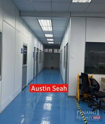 CLEAN ROOM FACILITIES SEMI-D FACTORY BATU KAWAN For RENT, MOVE IN READY