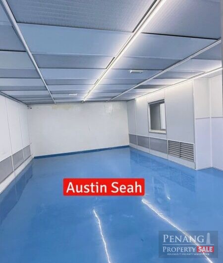 CLEAN ROOM FACILITIES SEMI-D FACTORY BATU KAWAN For RENT, MOVE IN READY