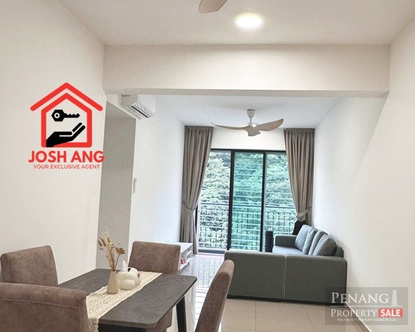 TreeO in Sungai Ara 900sqft Fully Furnished Renovated Mid Floor 2 Car parks