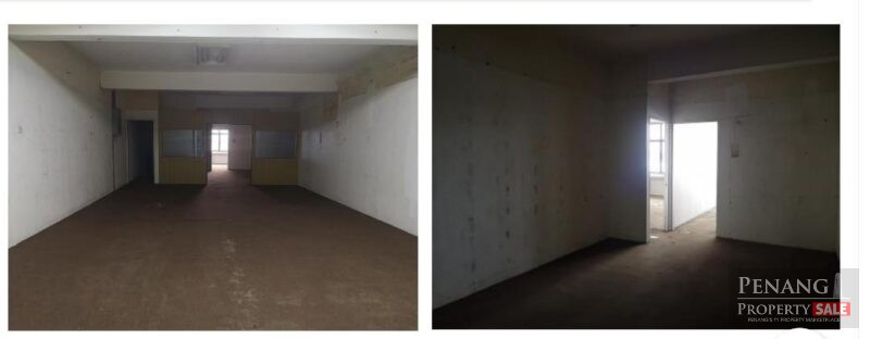 (DESERVE PRICE WITH 2 TONS GOODS LIFT) 4-Storey Shoplot at Bagan Baru, Butterworth For RENT