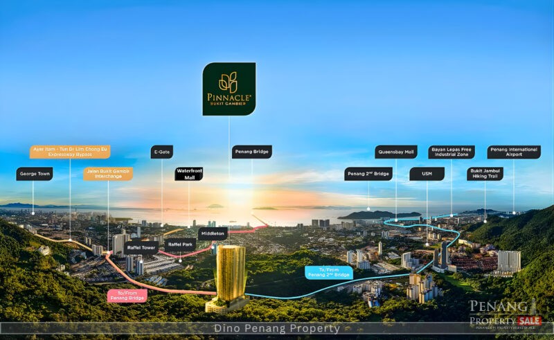 Pinnacle Bukit Gambier, 高端豪华住宅, 依山傲视槟岛