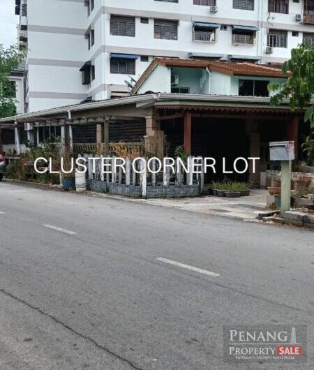 Landed Unit Cluster Corner Lot, Pintasan Makloom, Georgetown