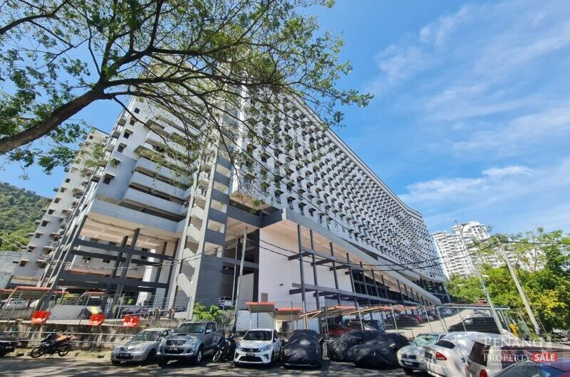 Krystal Heights Greenlane Flat Near Penang Bridge, e Gate, Lam Wah Ee For Rent 青草巷二房公寓出租