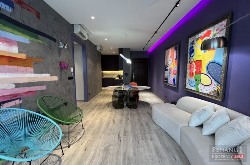 Queens Residence in Bayan Lepas 1000sqft Fully Furnished ID Design Seaview Unit