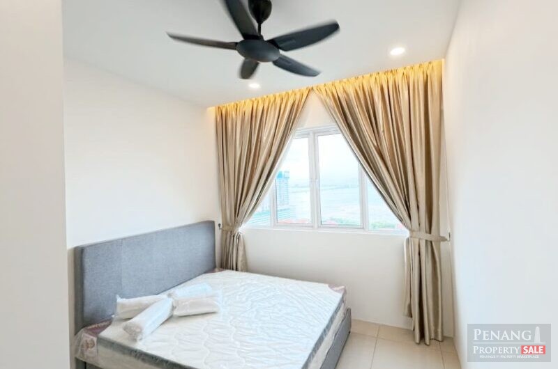 SEA VIEW The Zen Gelugor Fully Furnished Move-in Ready Queensbay