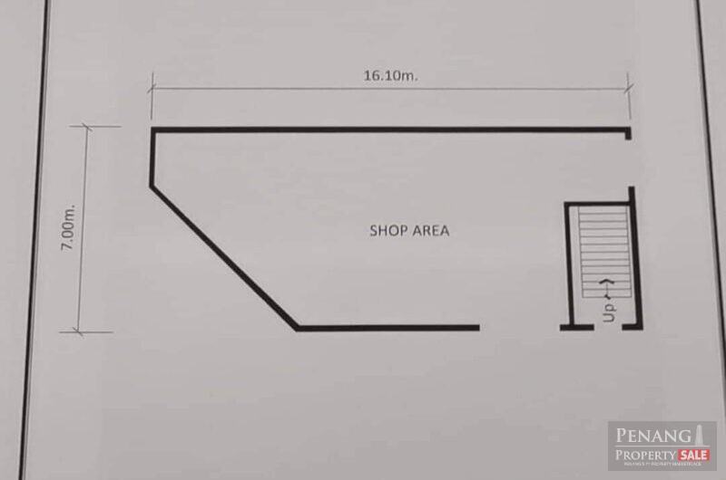 (CORNER LOT) Taman Binjai @ Bukit Mertajam Shoplot For RENT