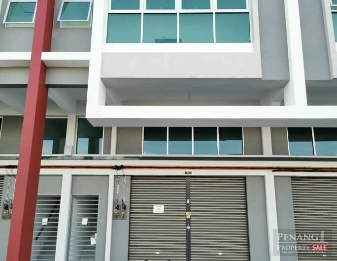 GROUND FLOOR DOUBLE STOREY SHOPLOT at Pusat Perniagaan Seri Juru, One City Juru, Bukit Minyak For RENT