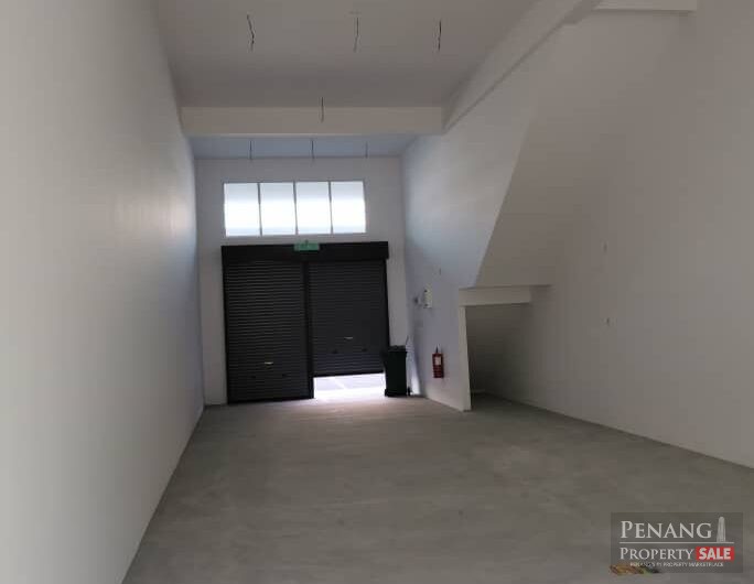 GROUND FLOOR DOUBLE STOREY SHOPLOT at Pusat Perniagaan Seri Juru, One City Juru, Bukit Minyak For RENT