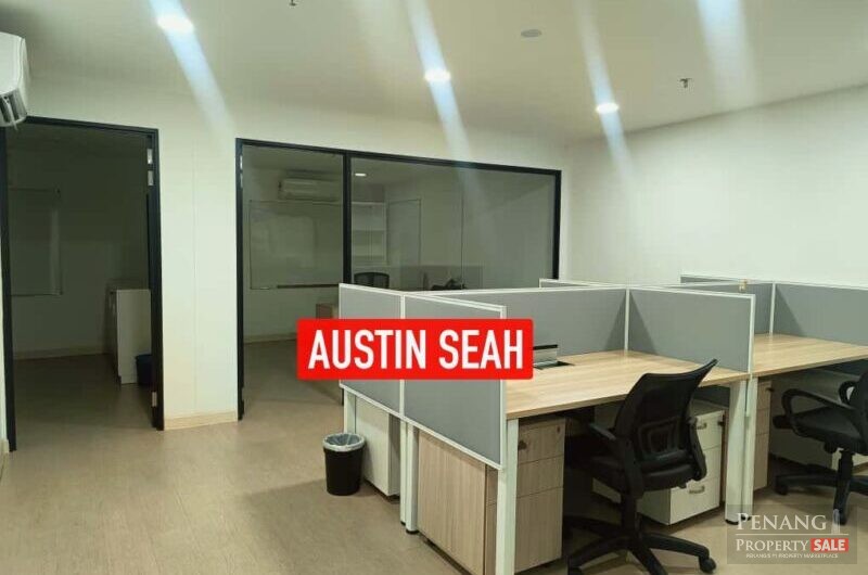 SETIA OFFICE SPACE FURNISHED & RENOVATED For RENT. GOT SEASON CARPARK