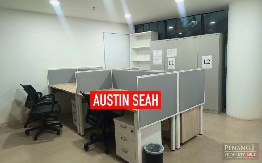 SETIA OFFICE SPACE FURNISHED & RENOVATED For RENT. GOT SEASON CARPARK