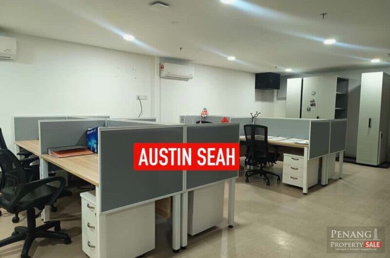 SETIA OFFICE SPACE FURNISHED & RENOVATED For RENT. GOT SEASON CARPARK