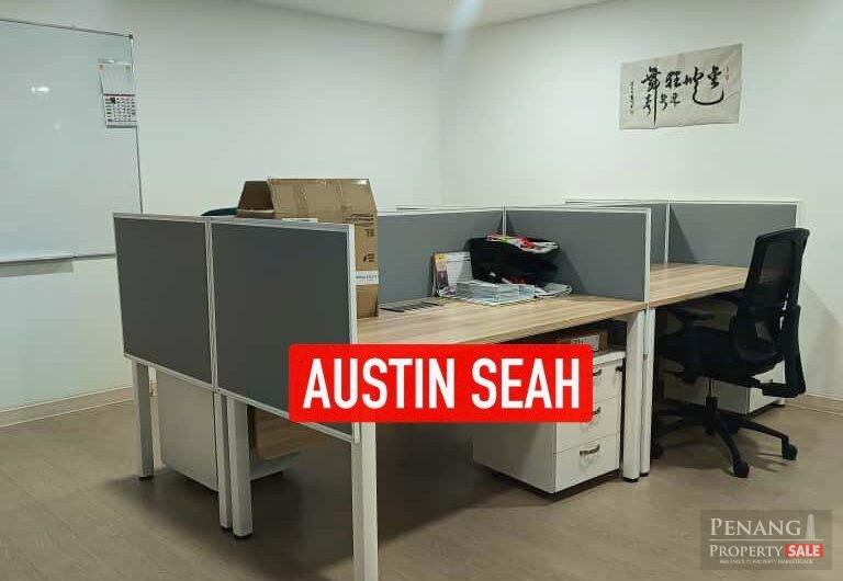 SETIA OFFICE SPACE FURNISHED & RENOVATED For RENT. GOT SEASON CARPARK