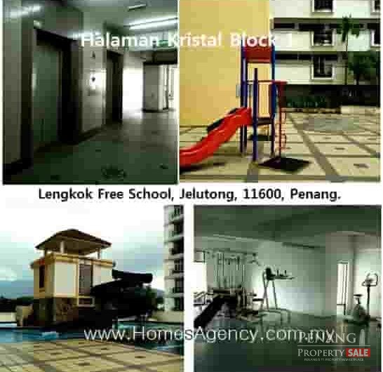 Halaman Kristal Block 1 At Lengkok Free School near Genearal Hospital, Klinik Kesihatan