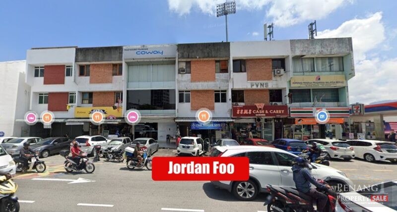 Dato Keramat 3 Storey HIGH VISIBILITY 4,544sqft Main Road Georgetown