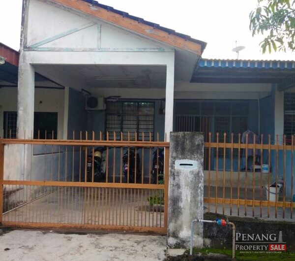 For Sale 1 Storey Terrace House Taman Sukun Bukit Minyak 14000 Pulau Pinang