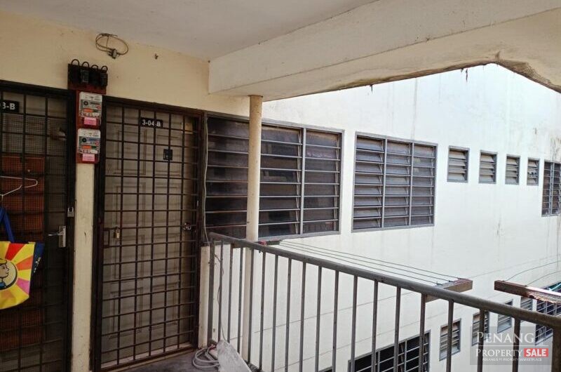 For Sale Pangsapuri Puah Damai 13500 Permatang Puah, Seberang Perai Butterworth Pulau Pinang