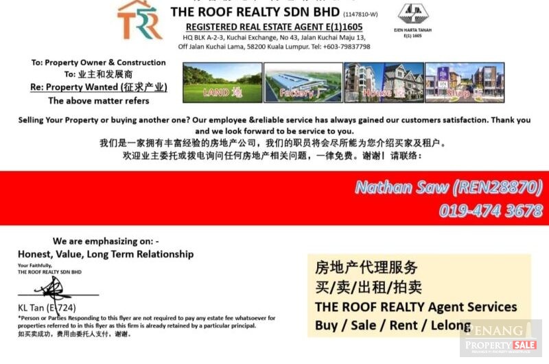 For Sale Villa Kejora Apartment Bayan Lepas 11900 Pulau Pulau