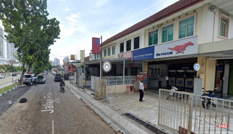 Rare Unit ! Jalan Free School 2 Sty Shop House Main Road Perak Road 1600sf