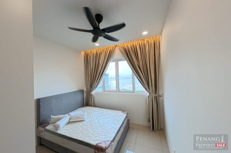 The Zen @ Sea View Corner Unit | Gelugor | Furnished with Fully Renovated | 2 Carpark | Near to Queensbay